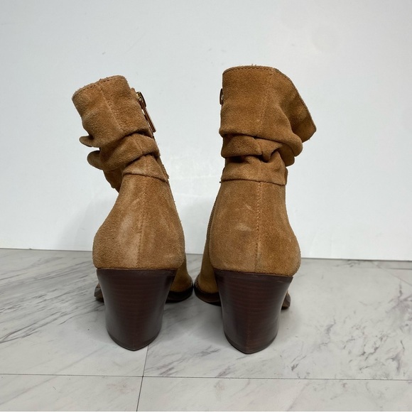 Vince Camuto Nerlinji Brown Suede Bootie 8 1/2 M - Picture 3 of 15